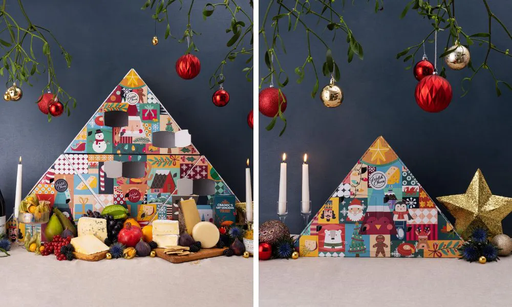 two cheese advent calendars