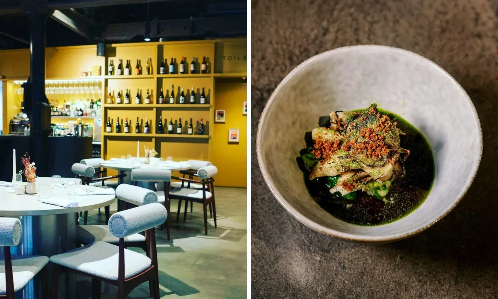 dishes and dining room at manifest