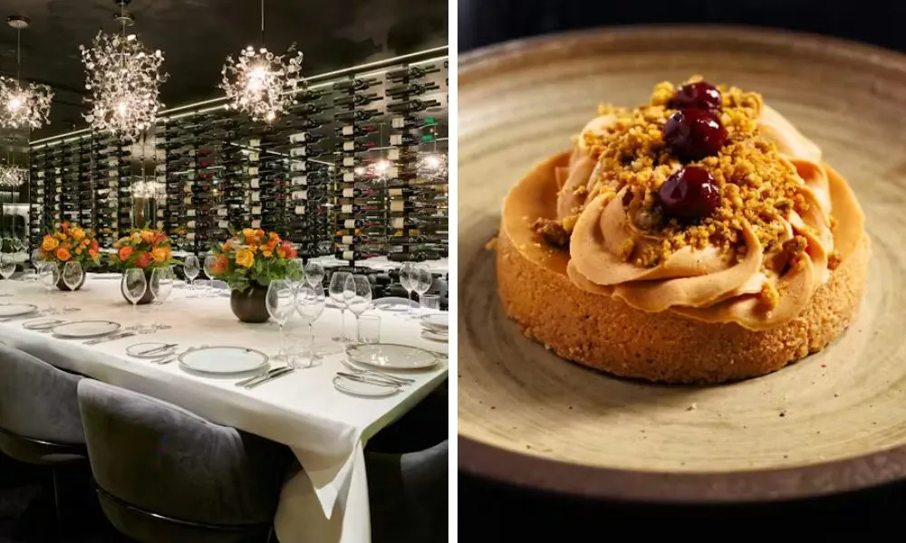 private dining room and tartlet