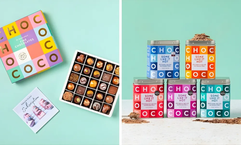 chococo chocolate pre-paid subscription boxes