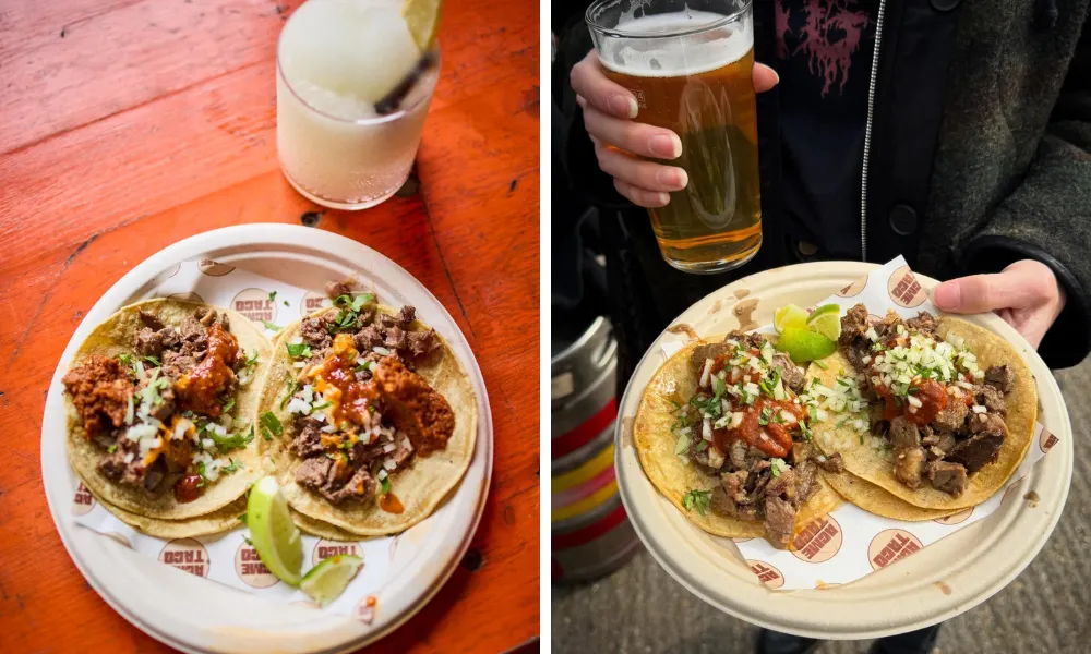 acme tacos and beer at 40ft brewery