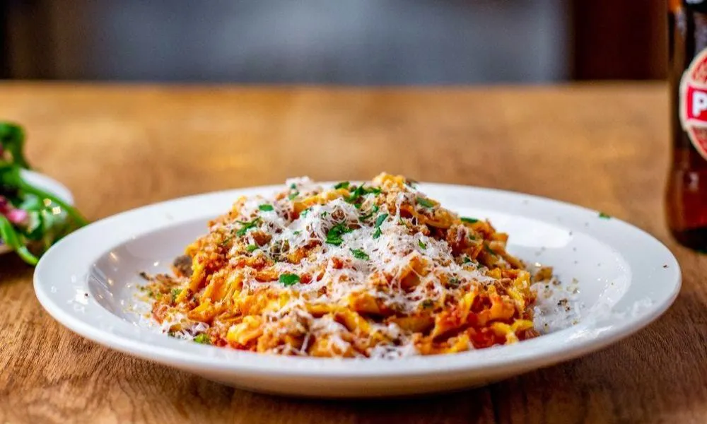 pasta with parmesan