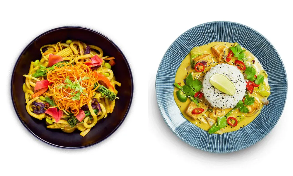 vegan dishes at wagamama