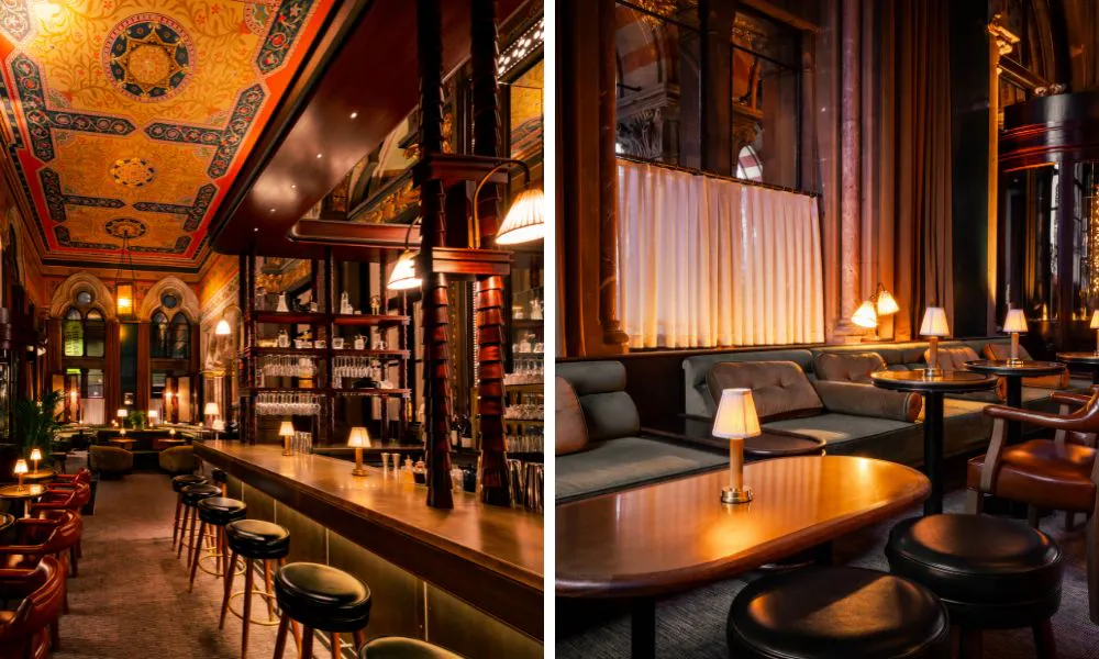 martini bar at hawksmoor in st pancras