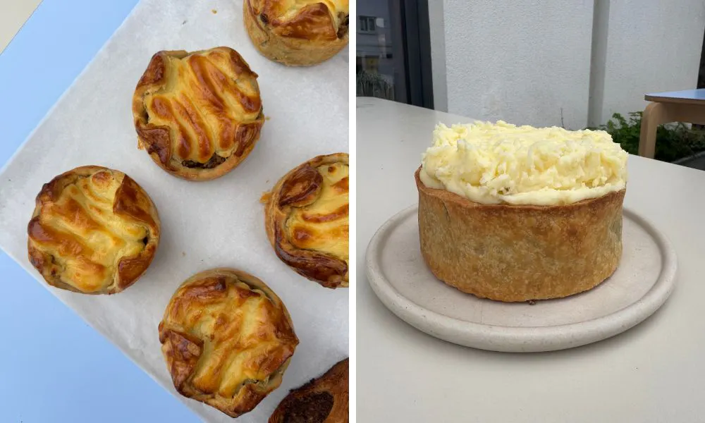 burns night pies with mash