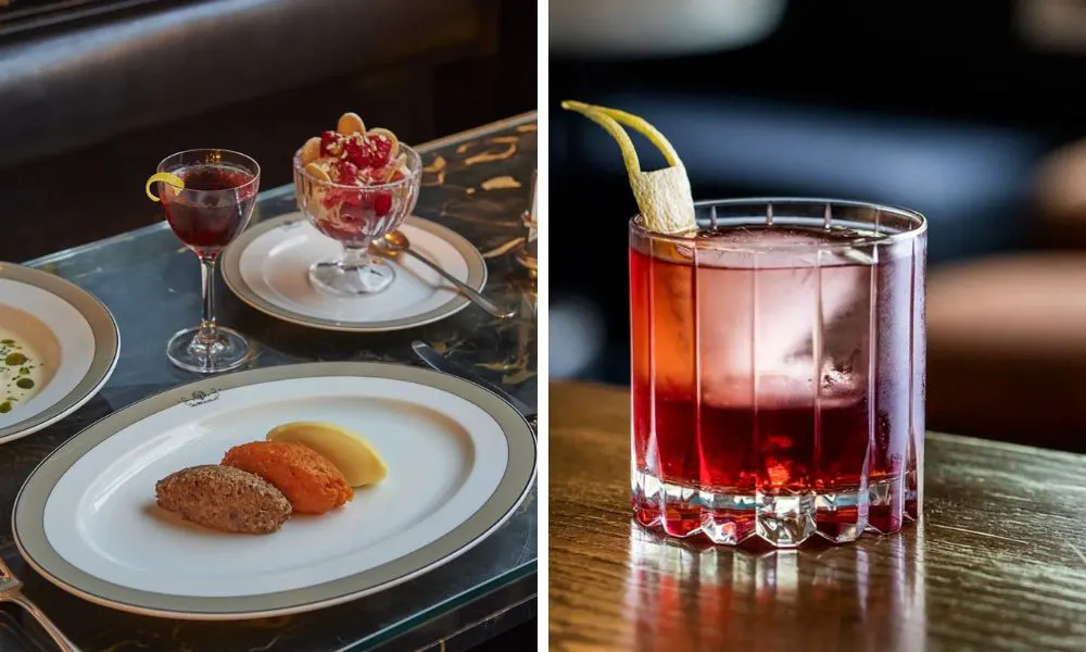 haggis neeps and tatties with whisky cocktails