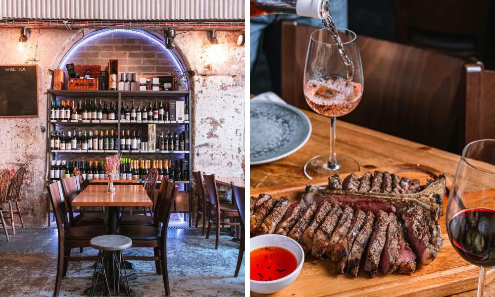 cosy, rustic, wine bar interiors under a railway arch
