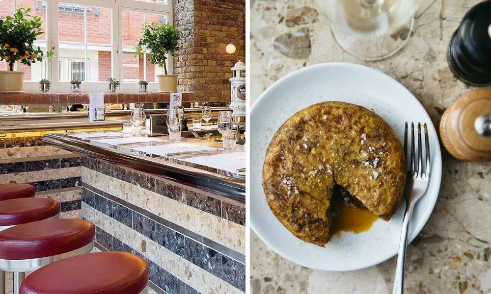 Counter dining and tortilla