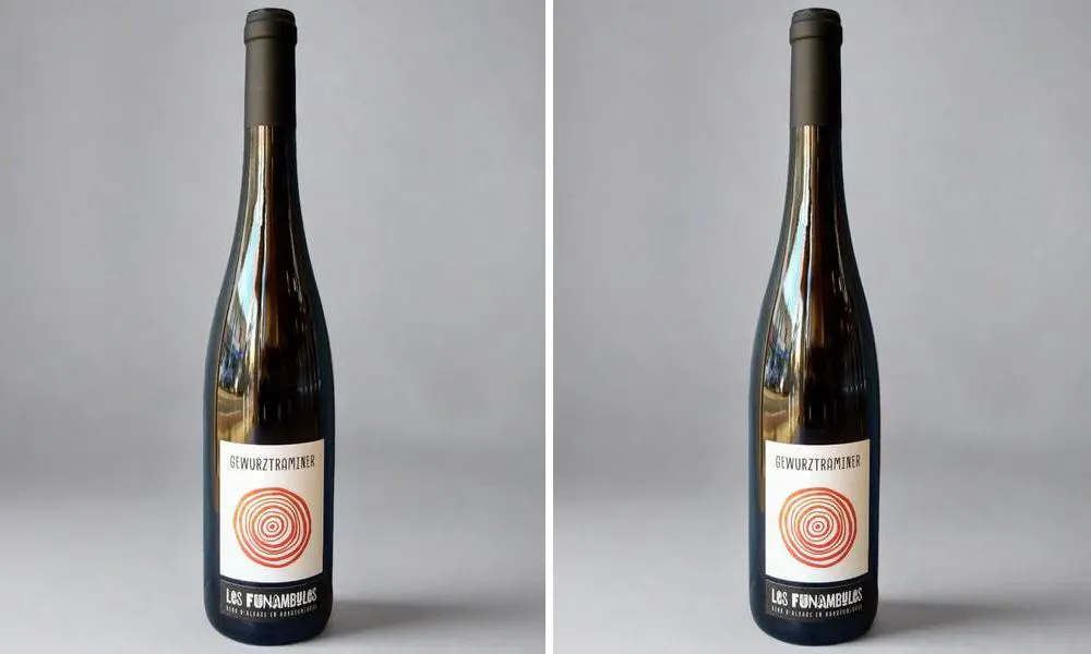 Les Funambules, Gewurtztraminer bottle