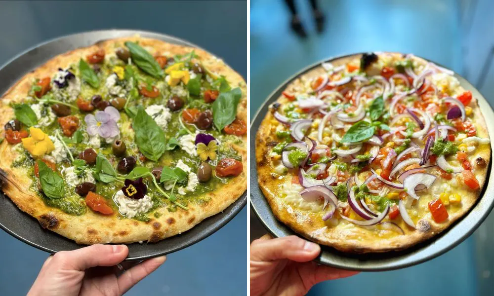 Vegan pizzas