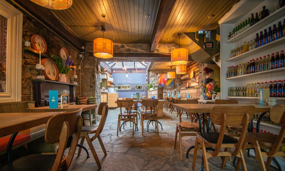 the interior at Kai in Galway