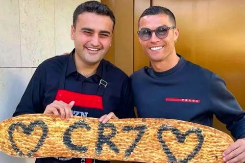 Cristiano Ronaldo is opening a new restaurant this year with Tik Tok chef CZN Burak