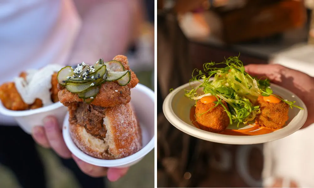 food at the festival