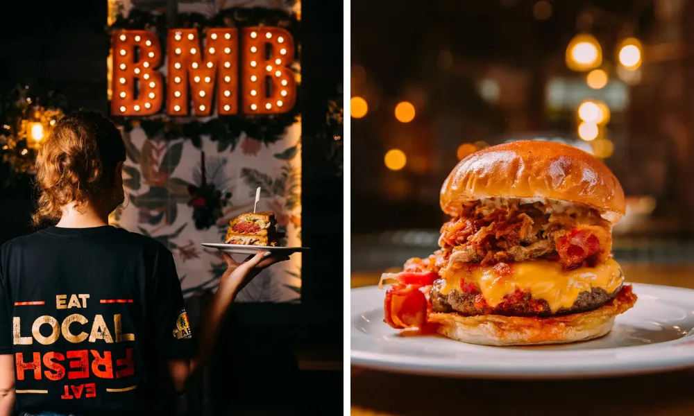 bread meets bread burger