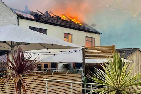 Tap & Run: A pub co-owned by England cricketers is destroyed by fire