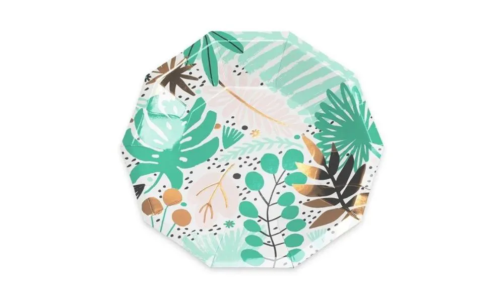 Patterned plate