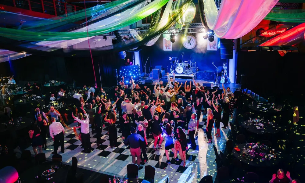 dancefloor event at the grand pier