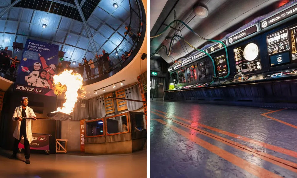 Science demonstration at winchester science centre