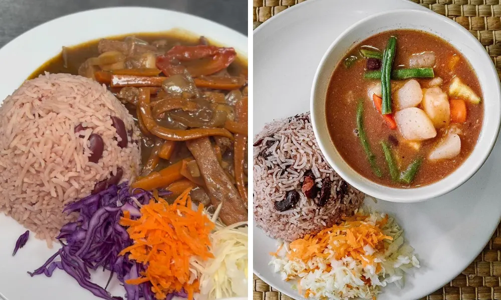 vegan rice and peas