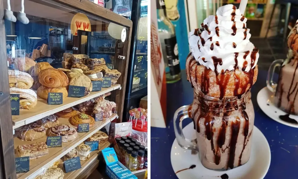 vegan pastries and sundae at VX