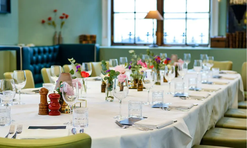 the private dining room at 1 Lombard Street