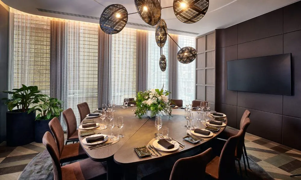 private dining room at pan pacific