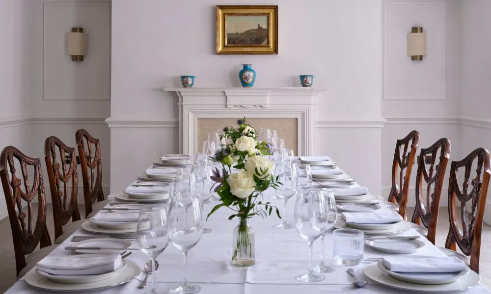 the private dining room at The Chelsea Townhouse