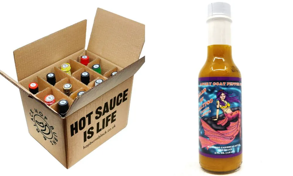 Hot sauces box