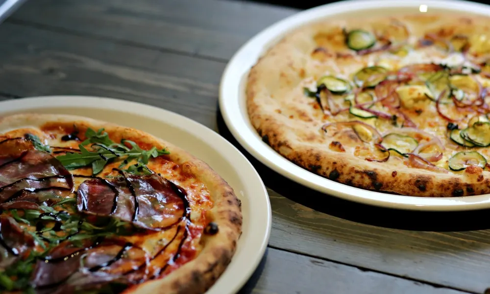 homemade pizza at The dynamo
