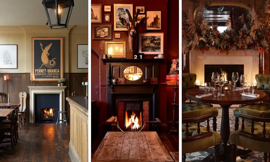 The cosiest pubs and restaurants with real fires in London