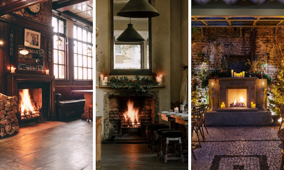 The cosiest pubs and restaurants with real fires in London