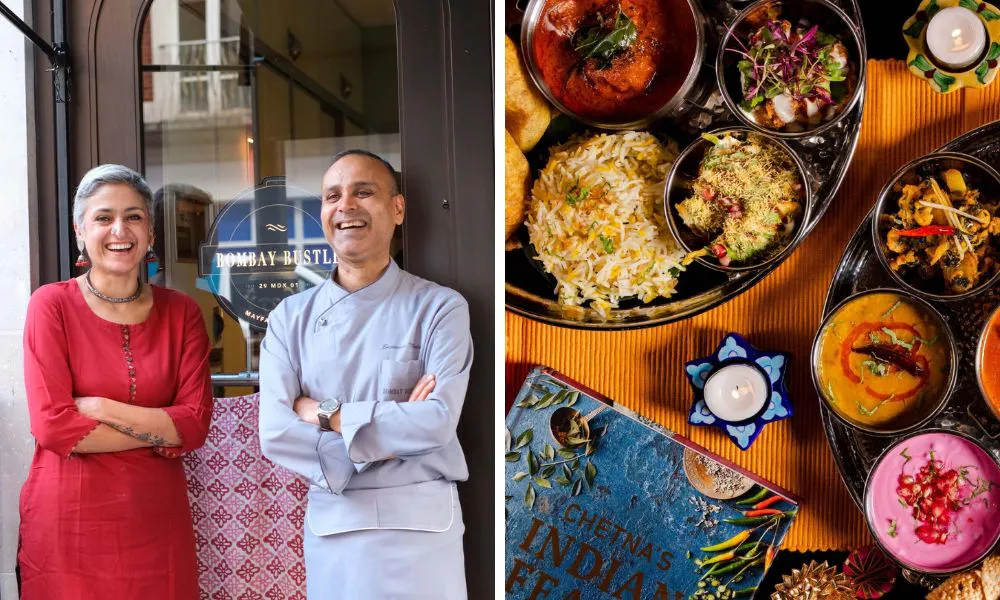 bake off star posing for picture and diwali dishes