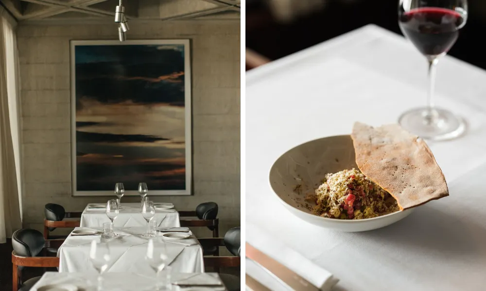 beef tartare at lasdun