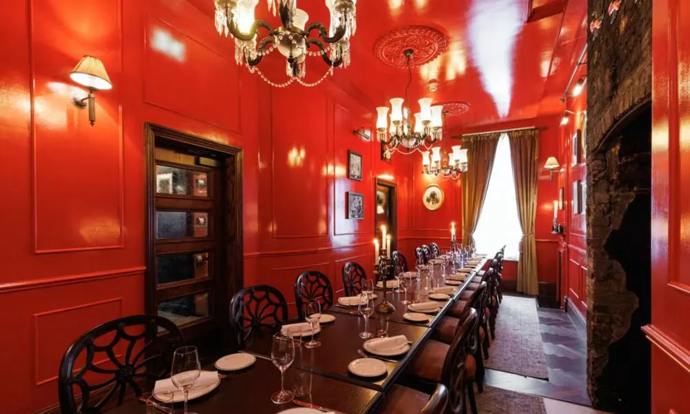 the colourful interiors at the george