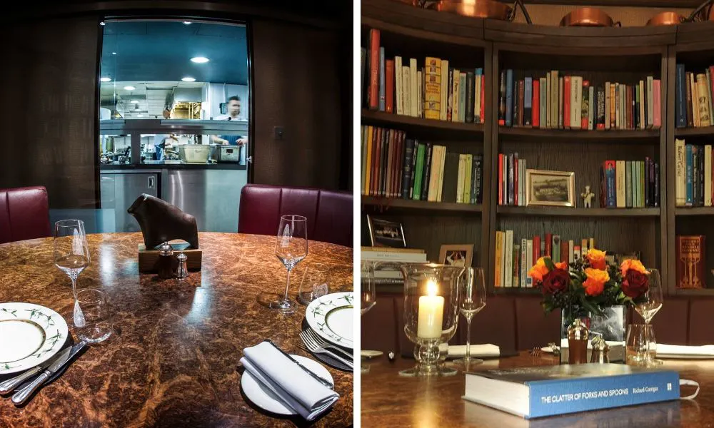 the Kitchen Library at Corrigan's in Mayfair