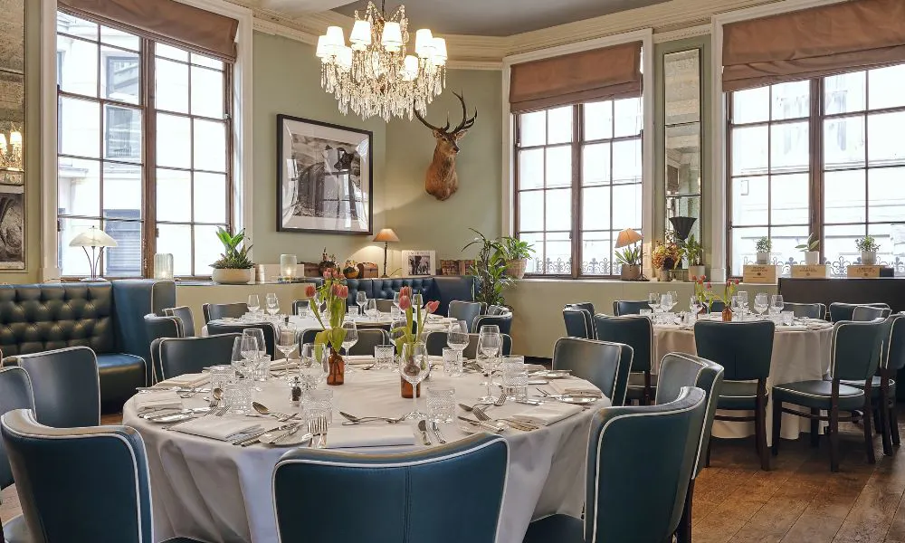 private dining room at 1 Lombard Street