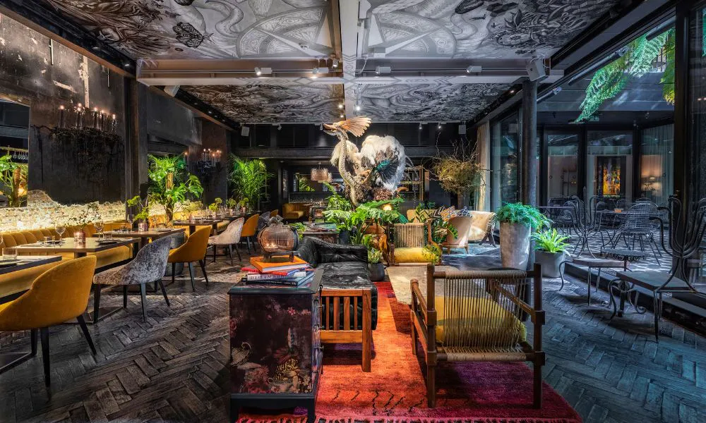 the extravagant private dining space at The Mandrake