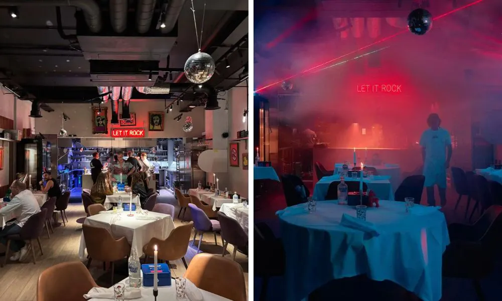 funky restaurant interiors at Punk Royale