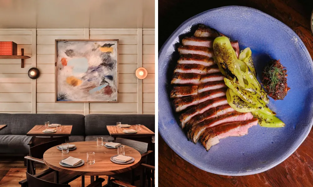 anglothai interiors and coconut pork chop