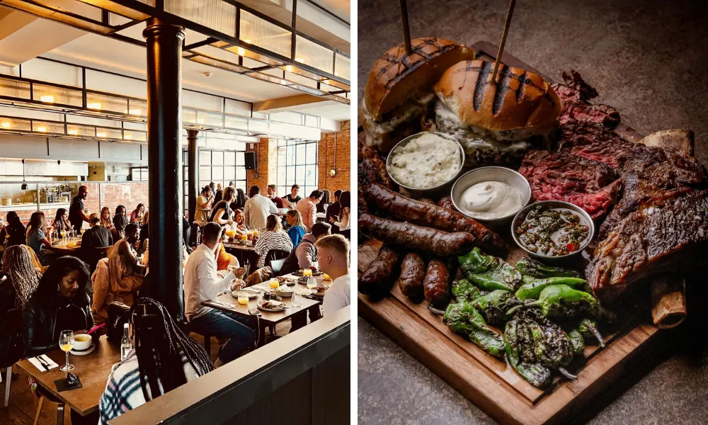 Brix scotch egg and restaurant interiors