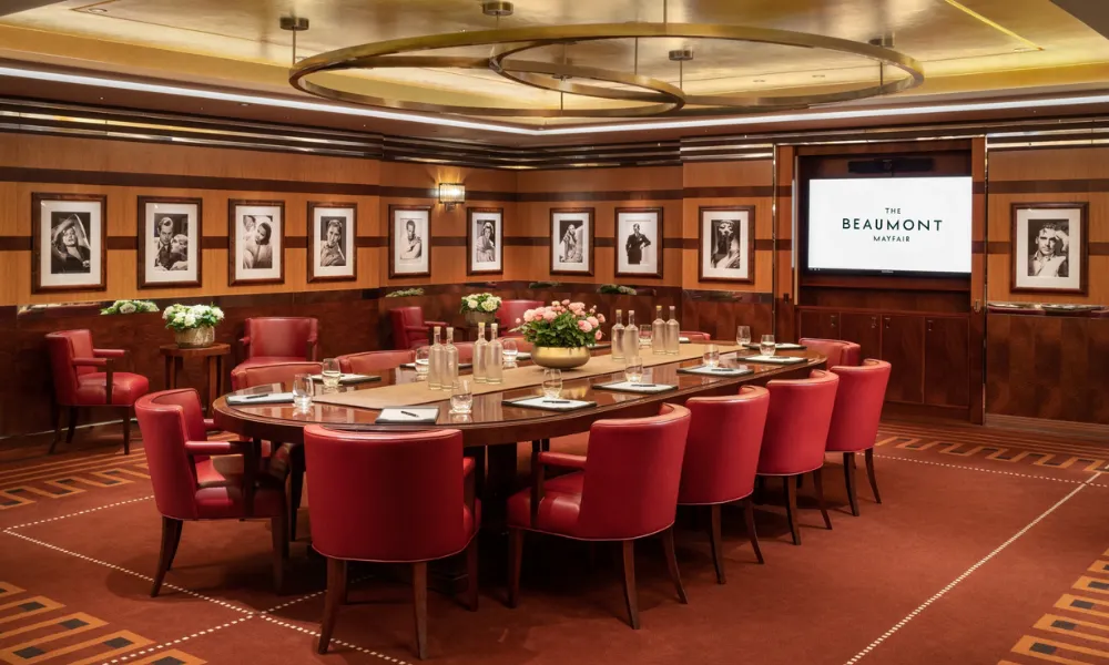 Private diningn football screening at the beaumont