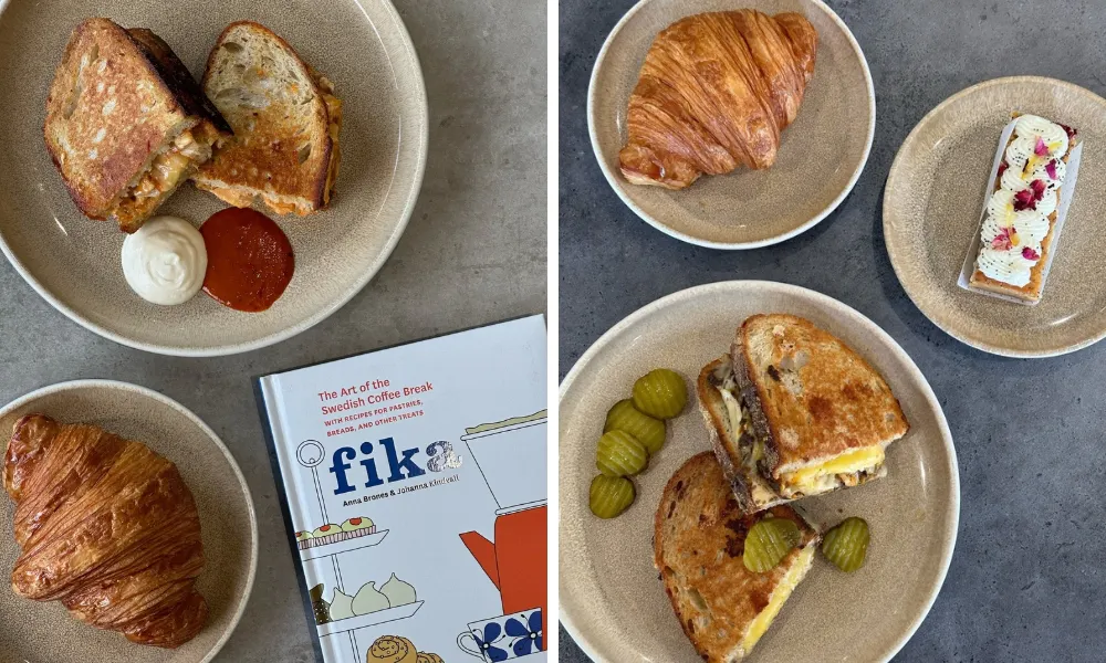 chease toastie brunch plates