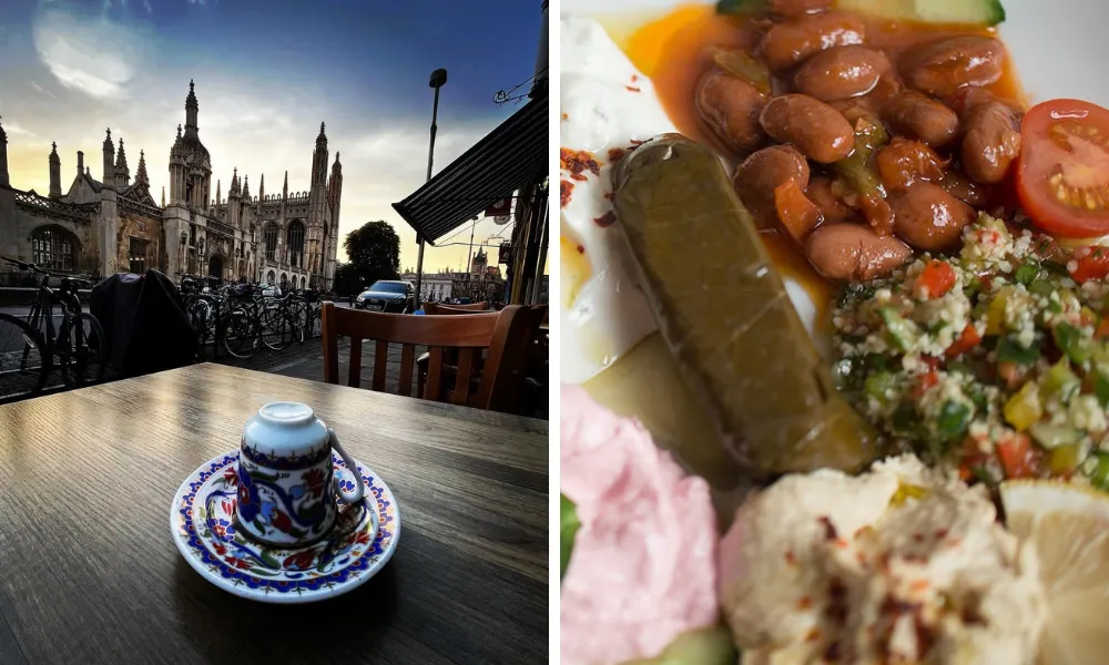Middle eastern brunch full english