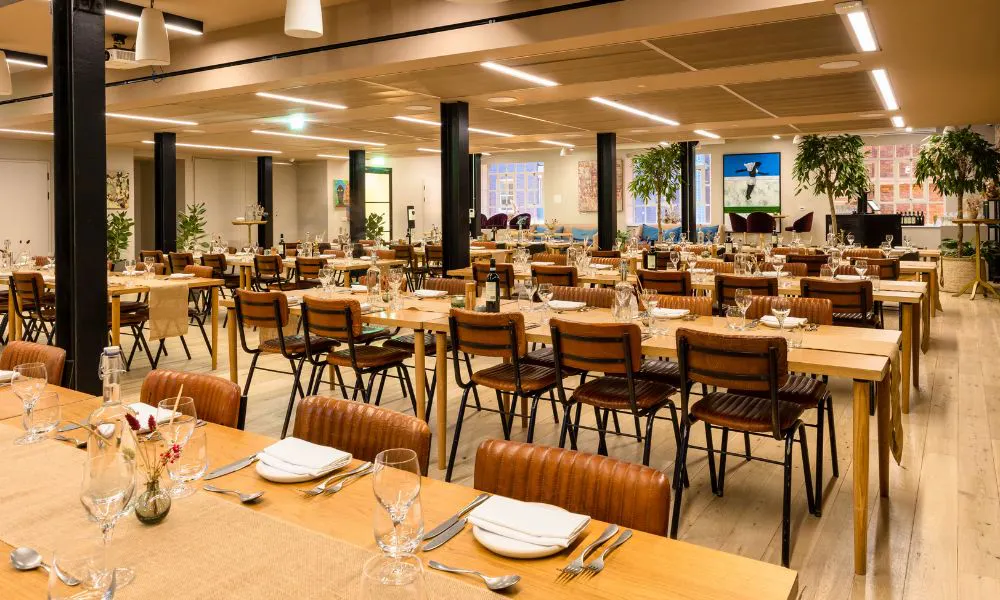 an event set up at the conduit
