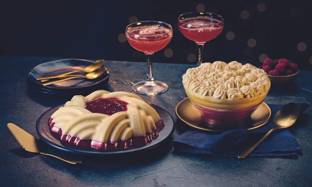 Aldi's Amontillado Sherry, Raspberry & Strawberry Trifle