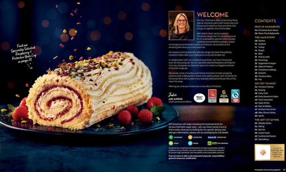 Aldi Christmas brochure