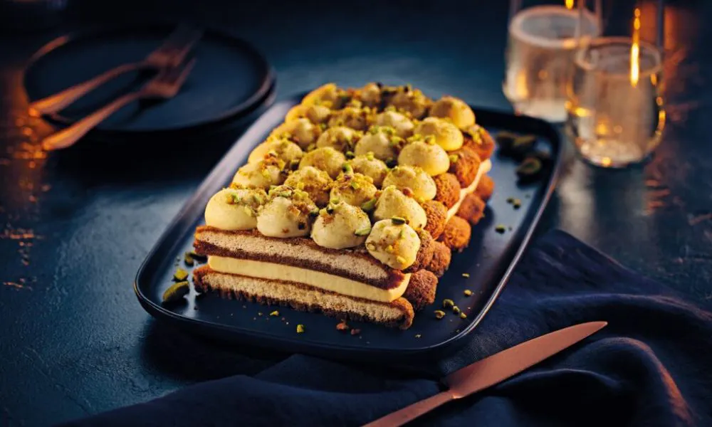 Pistachio tiramisu