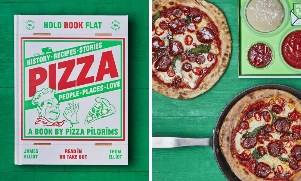 pizza pilgrims recipe book and pizzas with dips