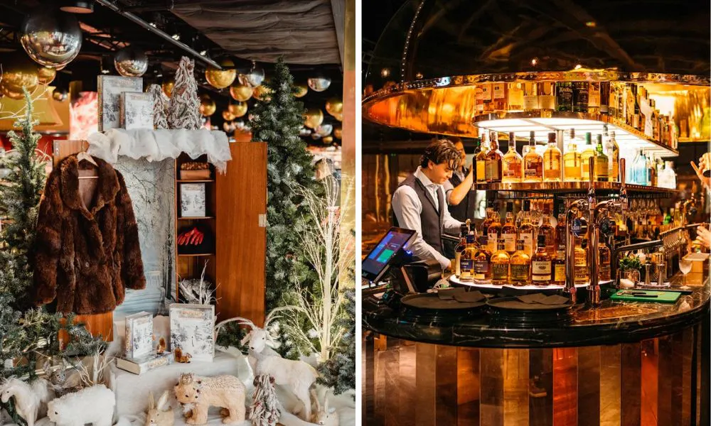 Narnia scene at duck and waffle