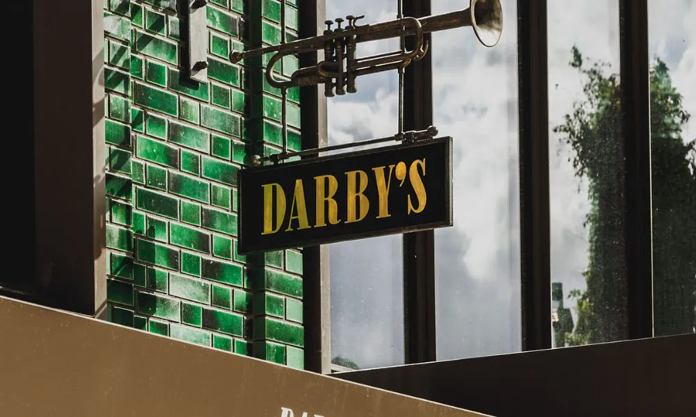 Darby's restaurant sign